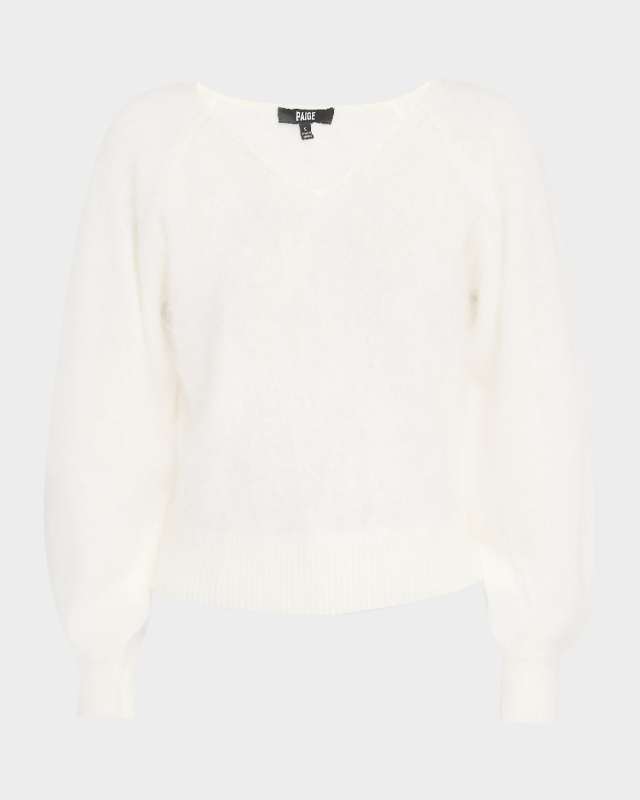 Opaline V-Neck Cashmere Sweat